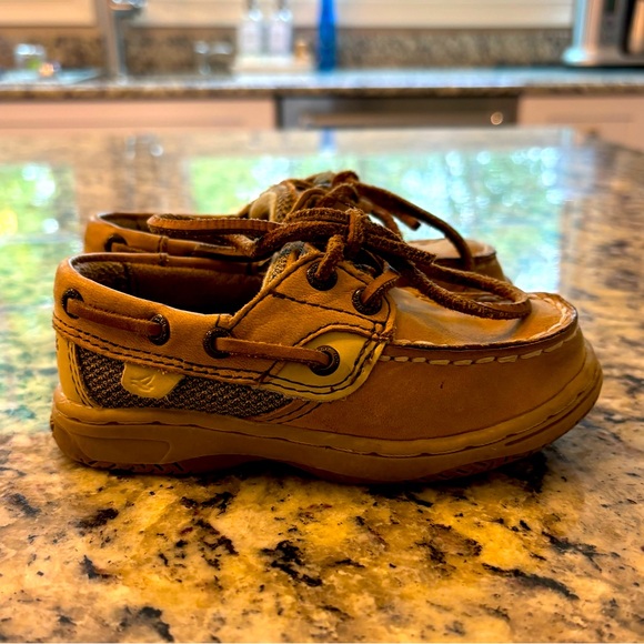 Sperry top cider boat shoes for kids size 7W - Picture 2 of 2